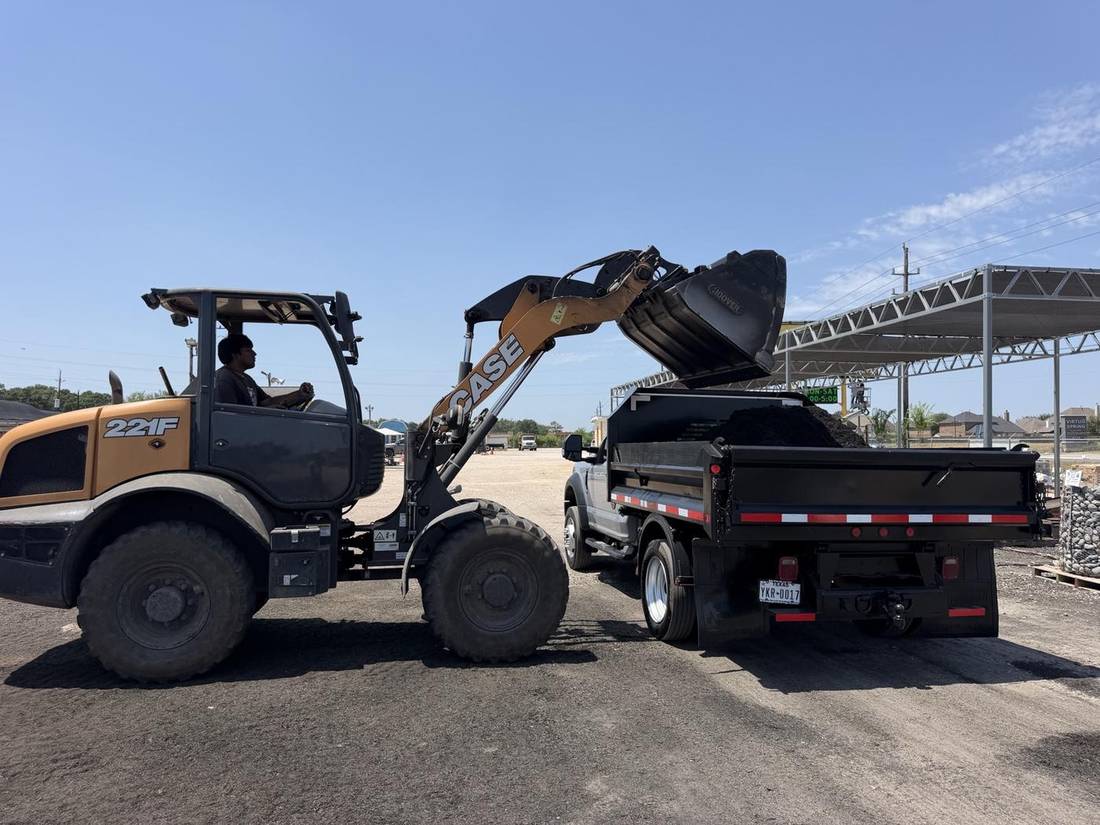 Front Loader Truck Loading