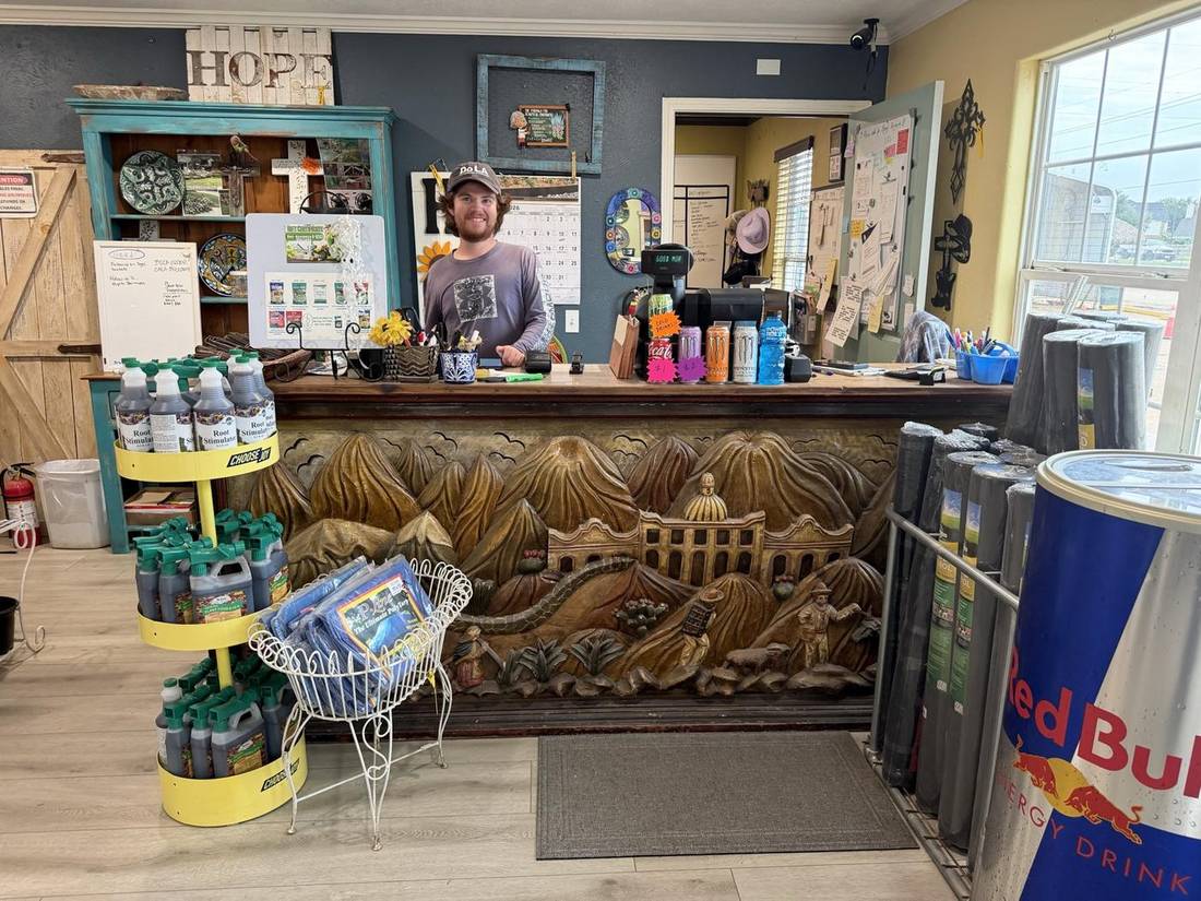 Sales Counter and Fertilizer Shop