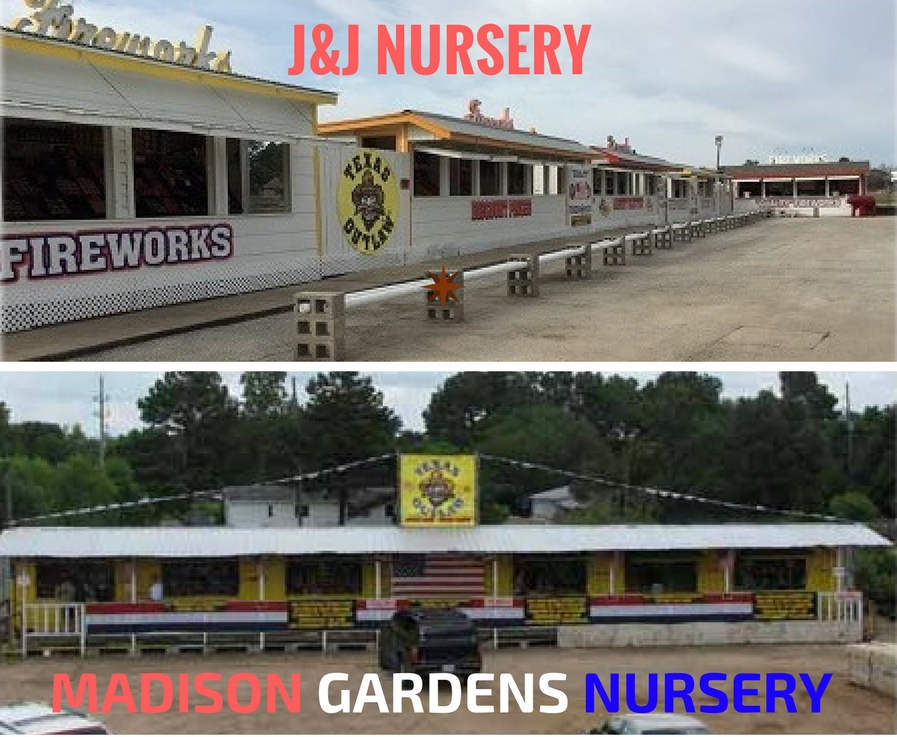 Fireworks store at J & J Nursery, Spring, TX