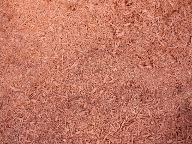 Red Mulch at J&J Nursery, Spring, TX