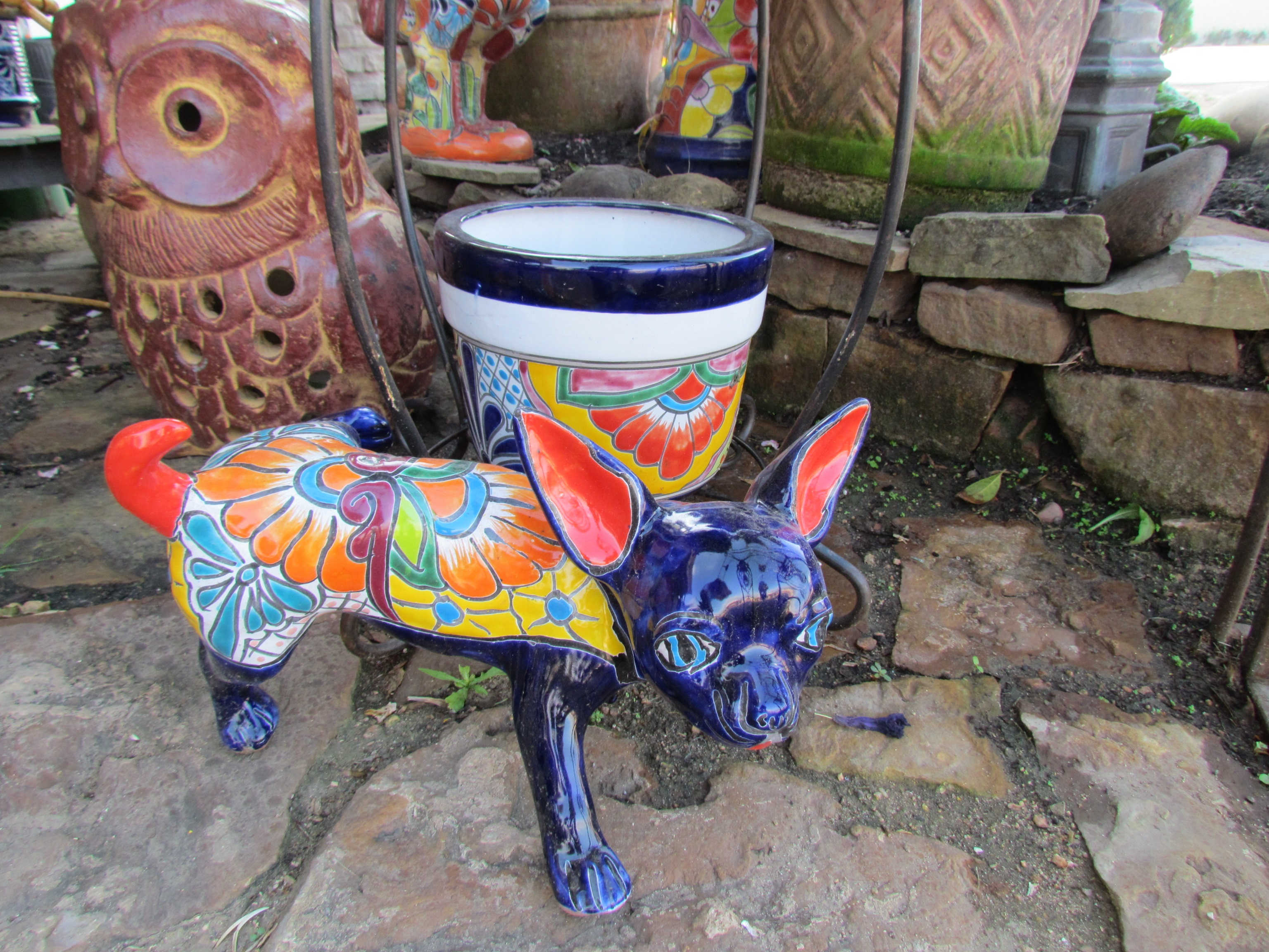 Talavera yard decor at J&J Nursery, Spring, TX