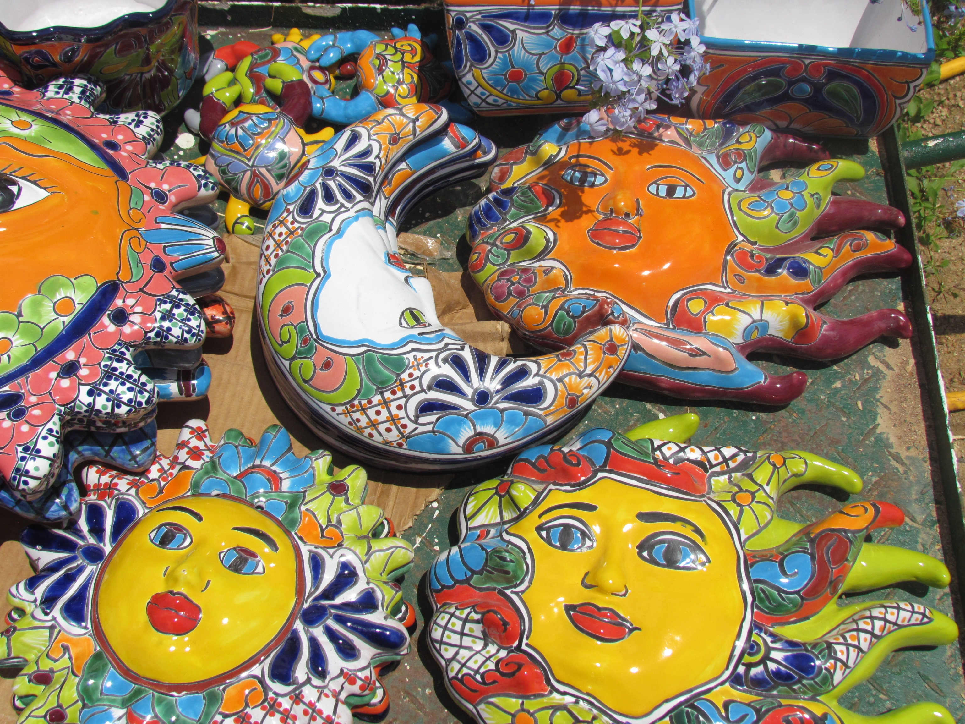 Talavera yard decor at J&J Nursery, Spring, TX